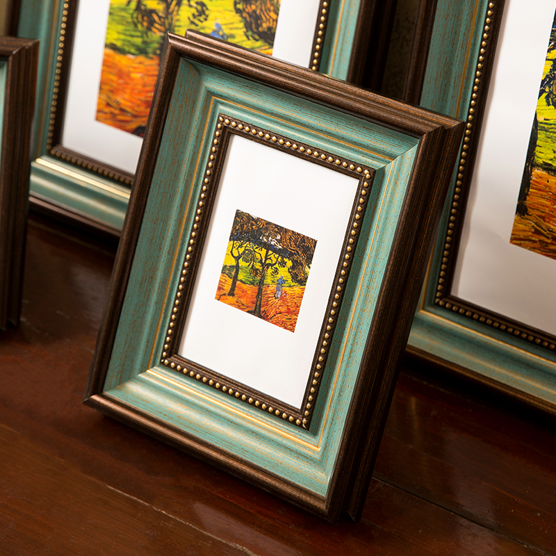 Bamboo Photo Frame - Vintage 6/7/10 Inch Antique Picture Frames