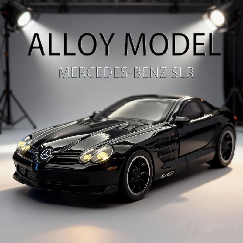 Home Decor For Birthday - Alloy Diecast Mercedes-Benz SLR 722S Model