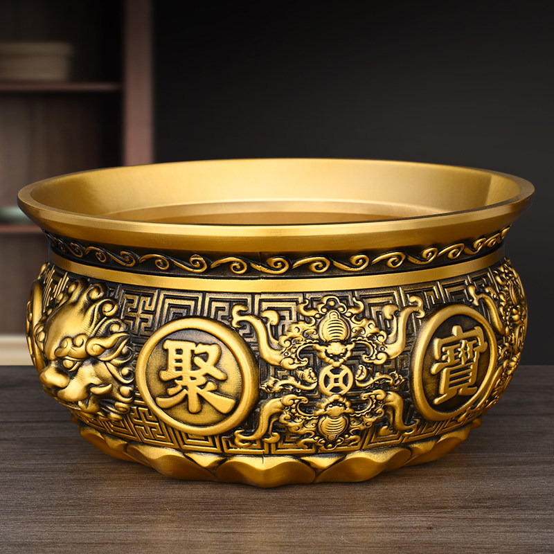 Home Decor Living - Brass Lion Cornucopia Home Living Room