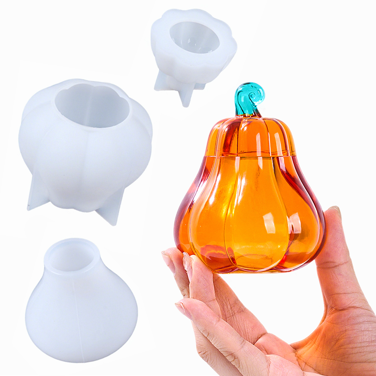 Home Decor Manufacturers - DIY Pumpkin Storage Box Silicone Mold