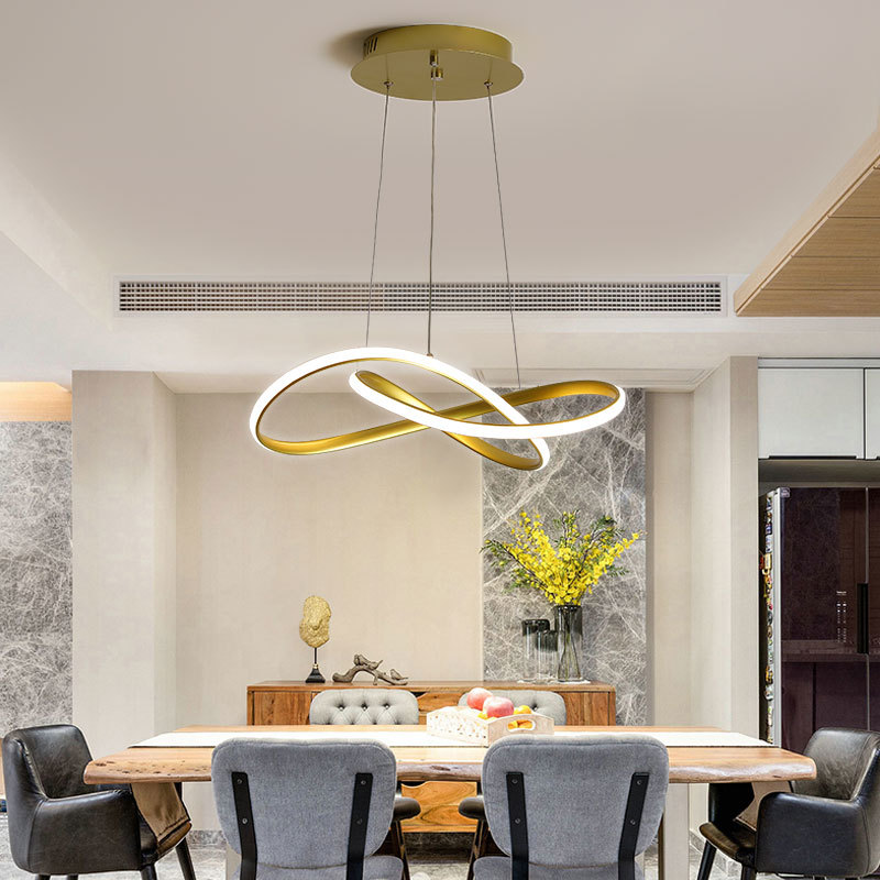 Hanging Moon Lamp - Dining Room Lamp Personality Creativity Clover