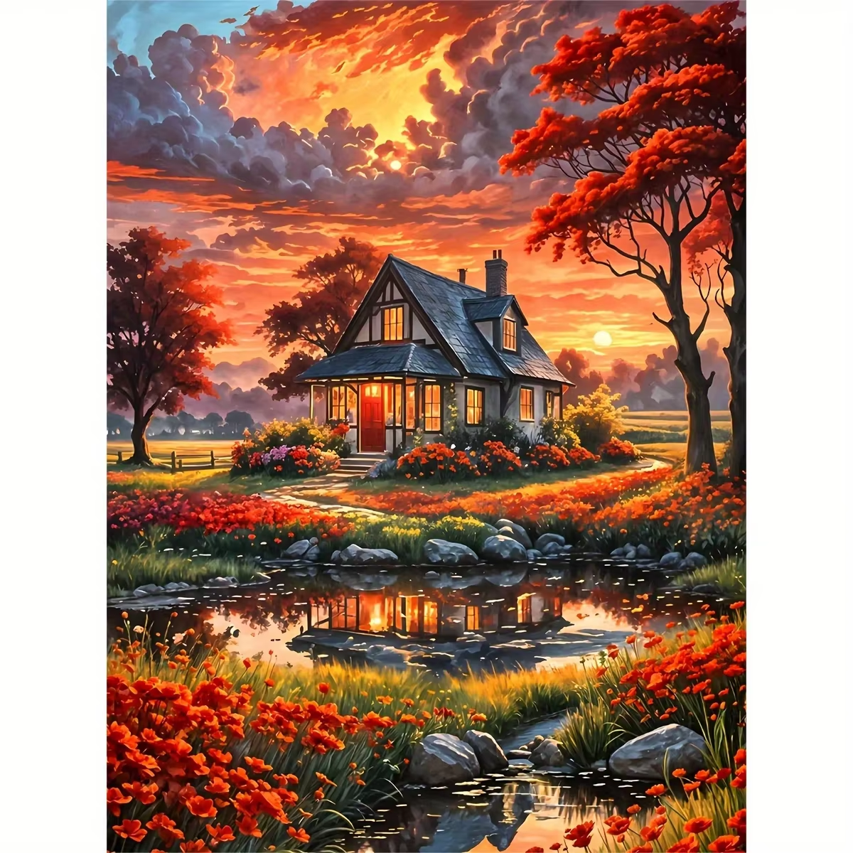 Home Decor Under 1000 - 500/1000/1200/2000PCS Puzzles for Adults, Garden Landscape