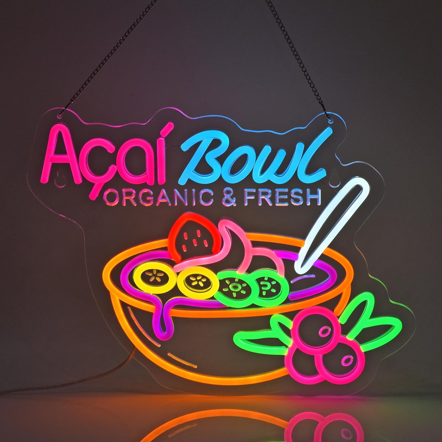 Home Decor Market - Restaurant Decor Neon Sign Business Art
