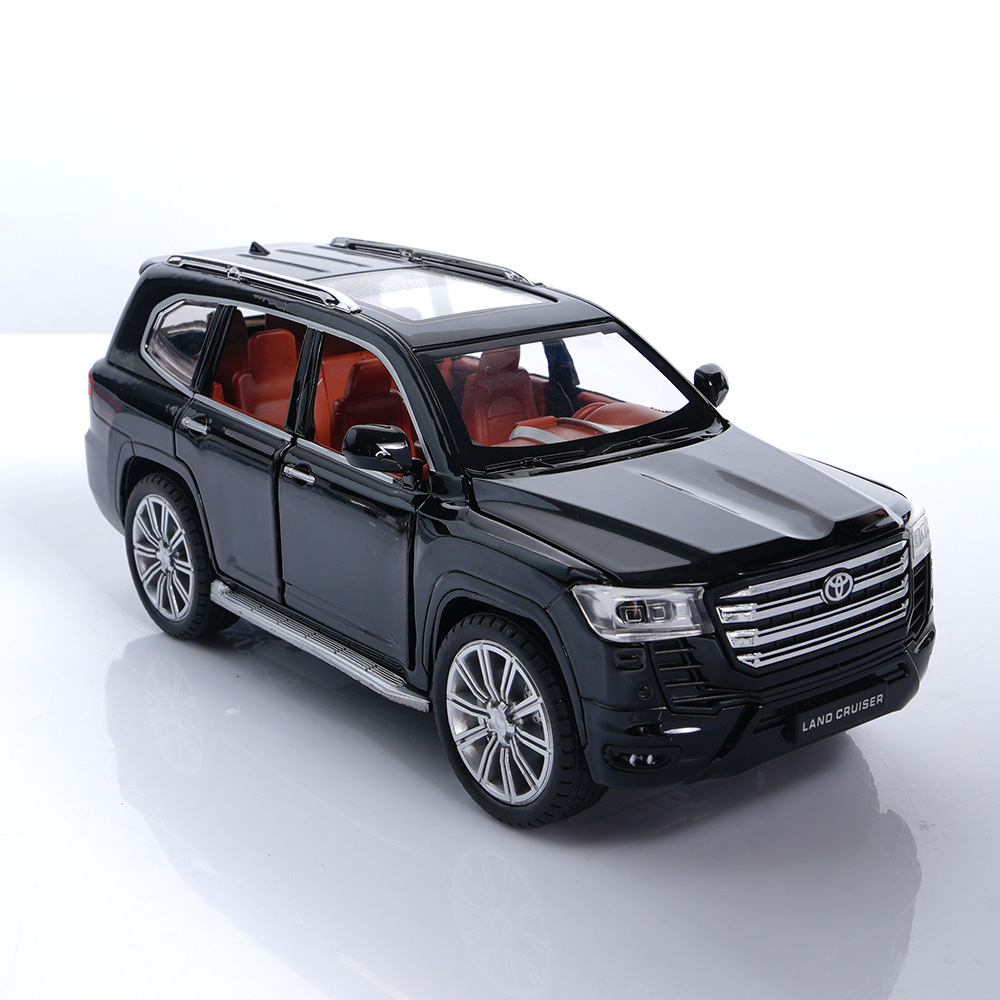 Home Decor Collection - Land Cruiser LC300 black toy cars,