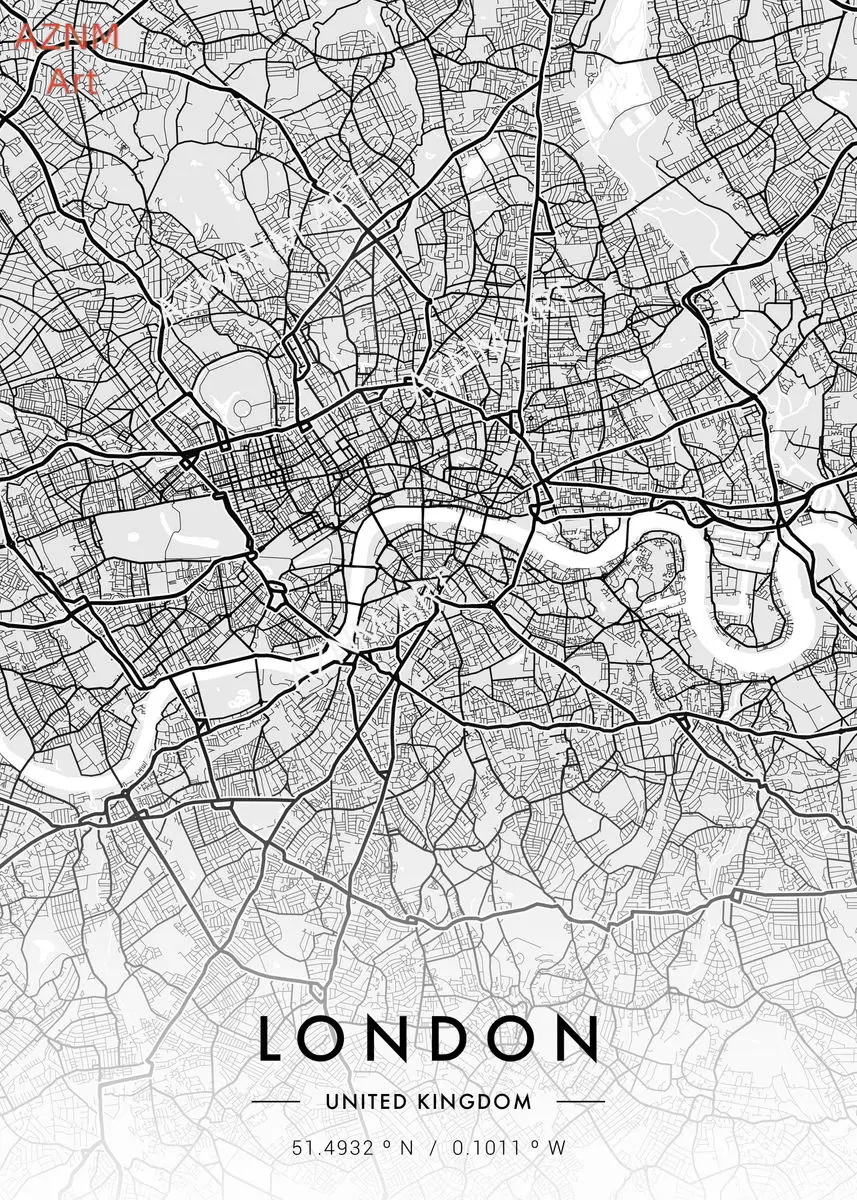 City Map Artwork Poster Paris  – Home Decor New York Bewertung und Preis