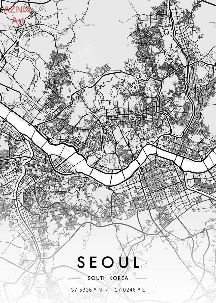 City Map Artwork Poster Paris  – Home Decor New York Bewertung und Preis