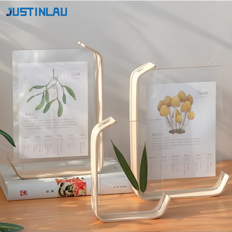 JUSTINLAU Acrylic Wooden Photo – Bamboo Photo Frame Bewertung und Preis