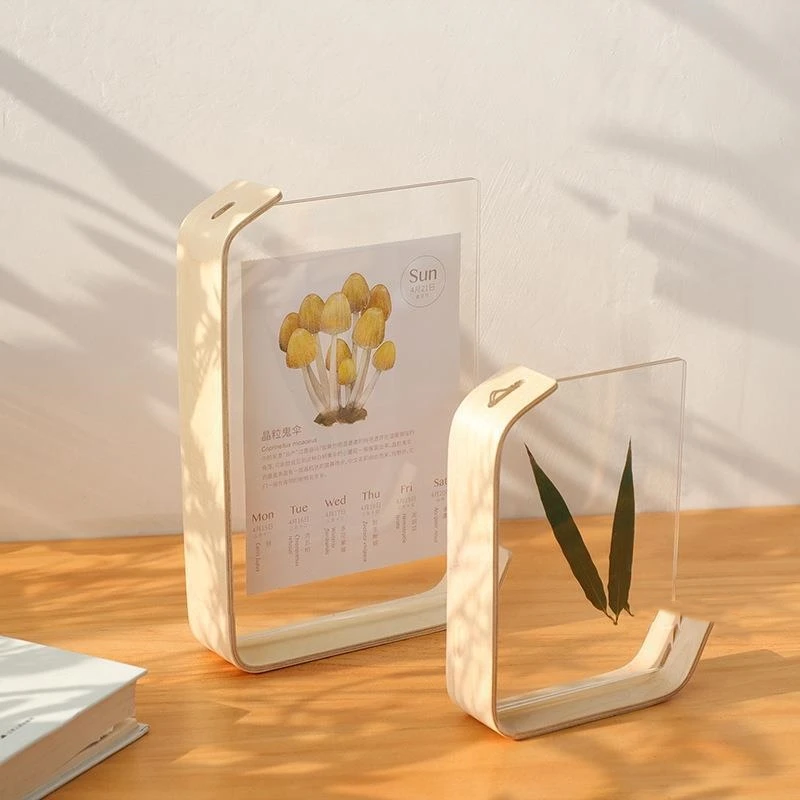 JUSTINLAU Acrylic Wooden Photo – Bamboo Photo Frame Bewertung und Preis