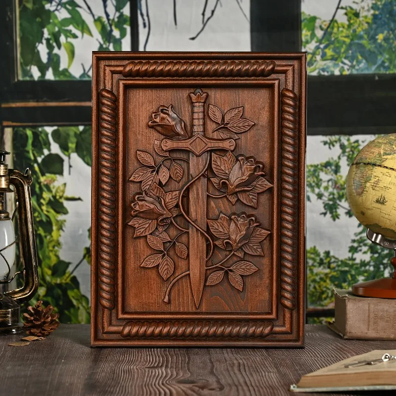 Vintage Solid Wood Carved Rose – Home Decor Living Bewertung und Preis