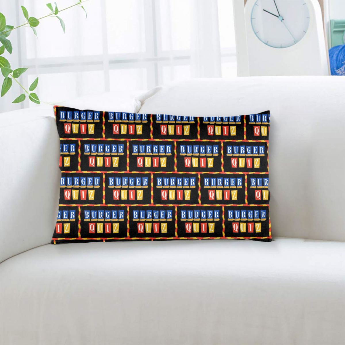 Burger Quiz New Logo Rectangle – Home Decor Quiz Bewertung und Preis