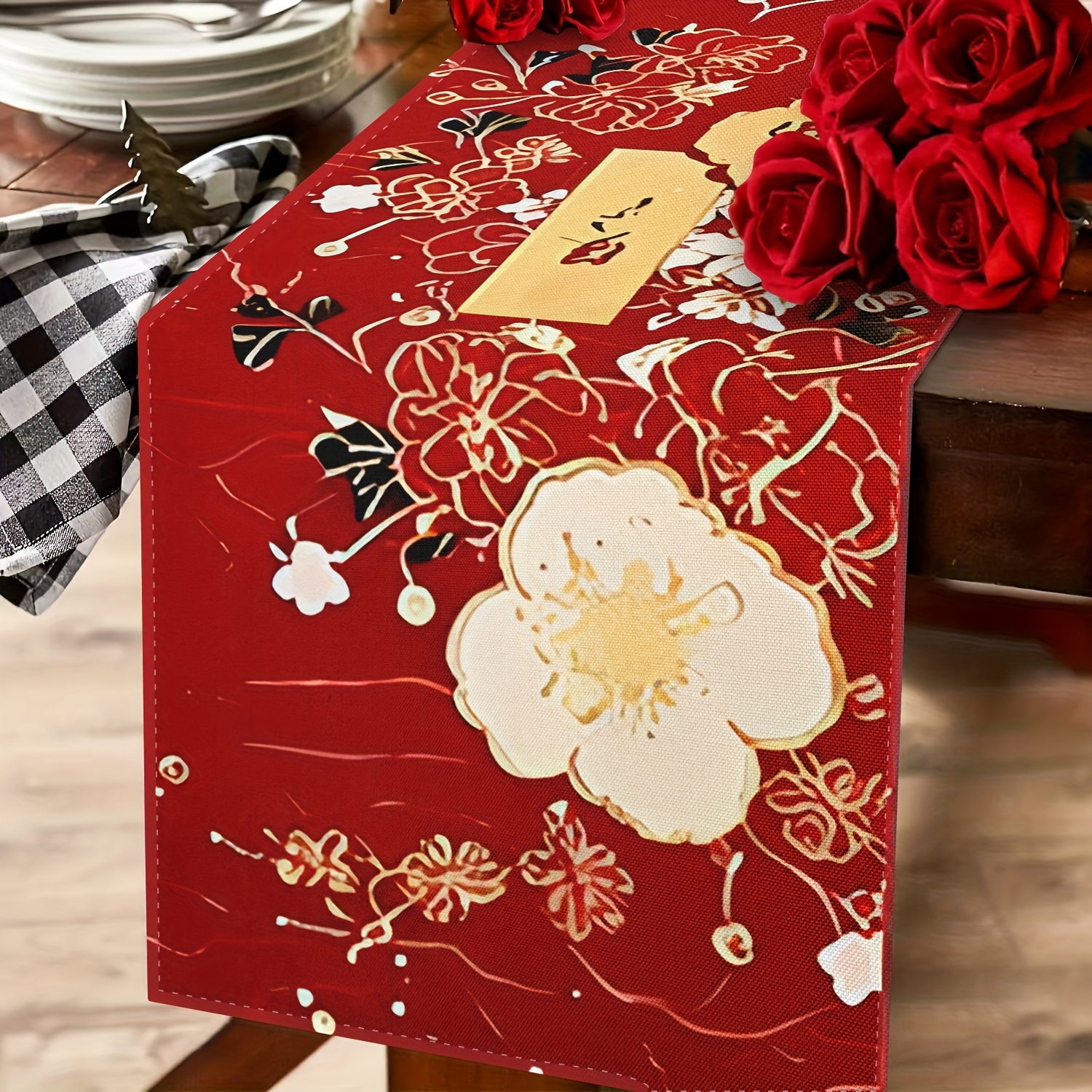 1 Piece of Red Heart Table Run – Home Decor Market Bewertung und Preis