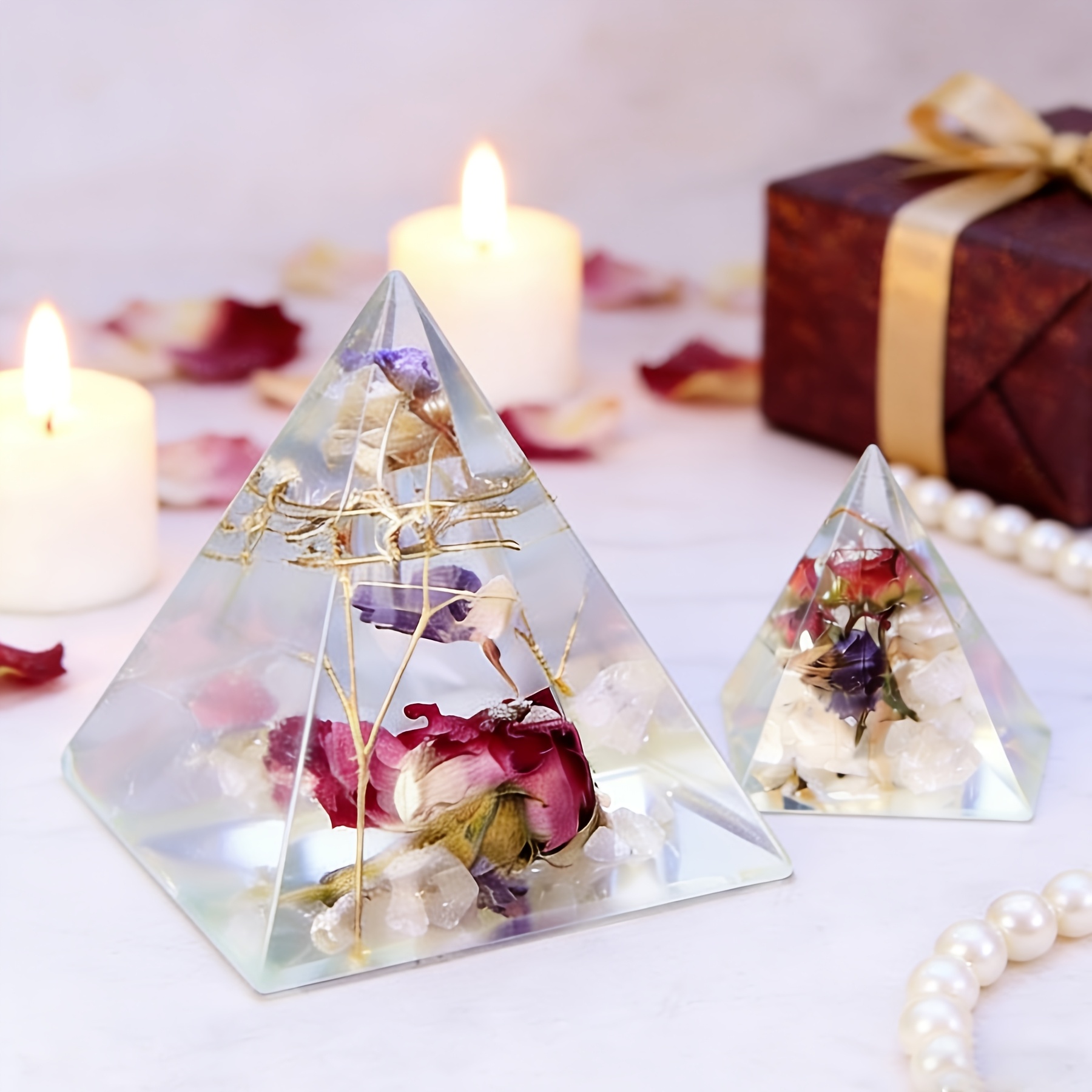 5pc- Pyramid resin molds of va – Home Decor Manufacturers Bewertung und Preis
