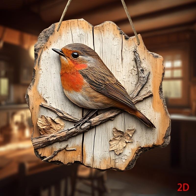 SXH 1pc Vintage 2D Bird Wooden – Home Decor Market Bewertung und Preis