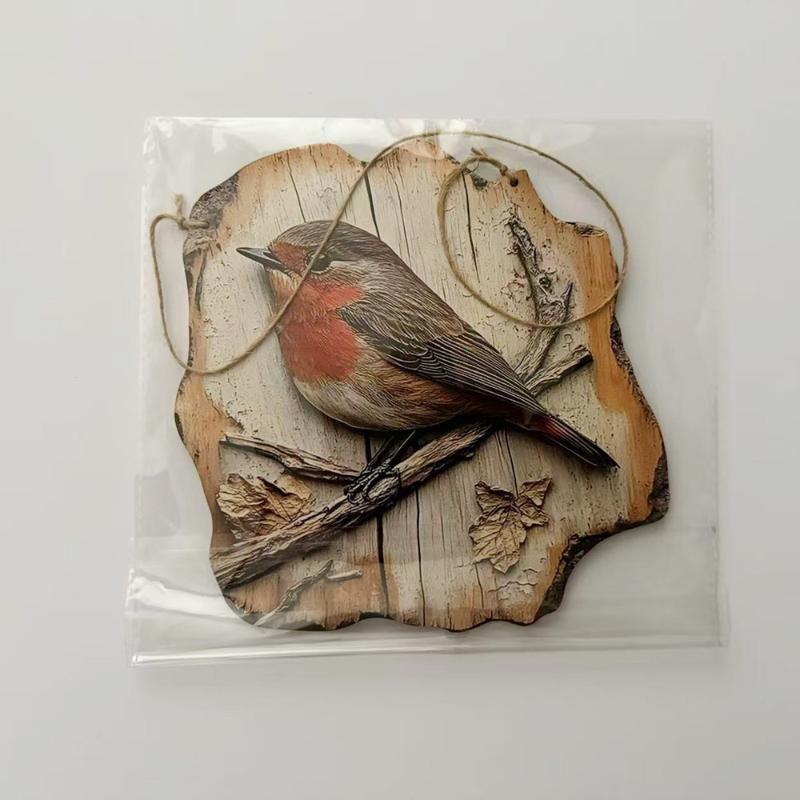 SXH 1pc Vintage 2D Bird Wooden – Home Decor Market Bewertung und Preis