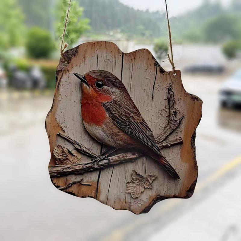 SXH 1pc Vintage 2D Bird Wooden – Home Decor Market Bewertung und Preis