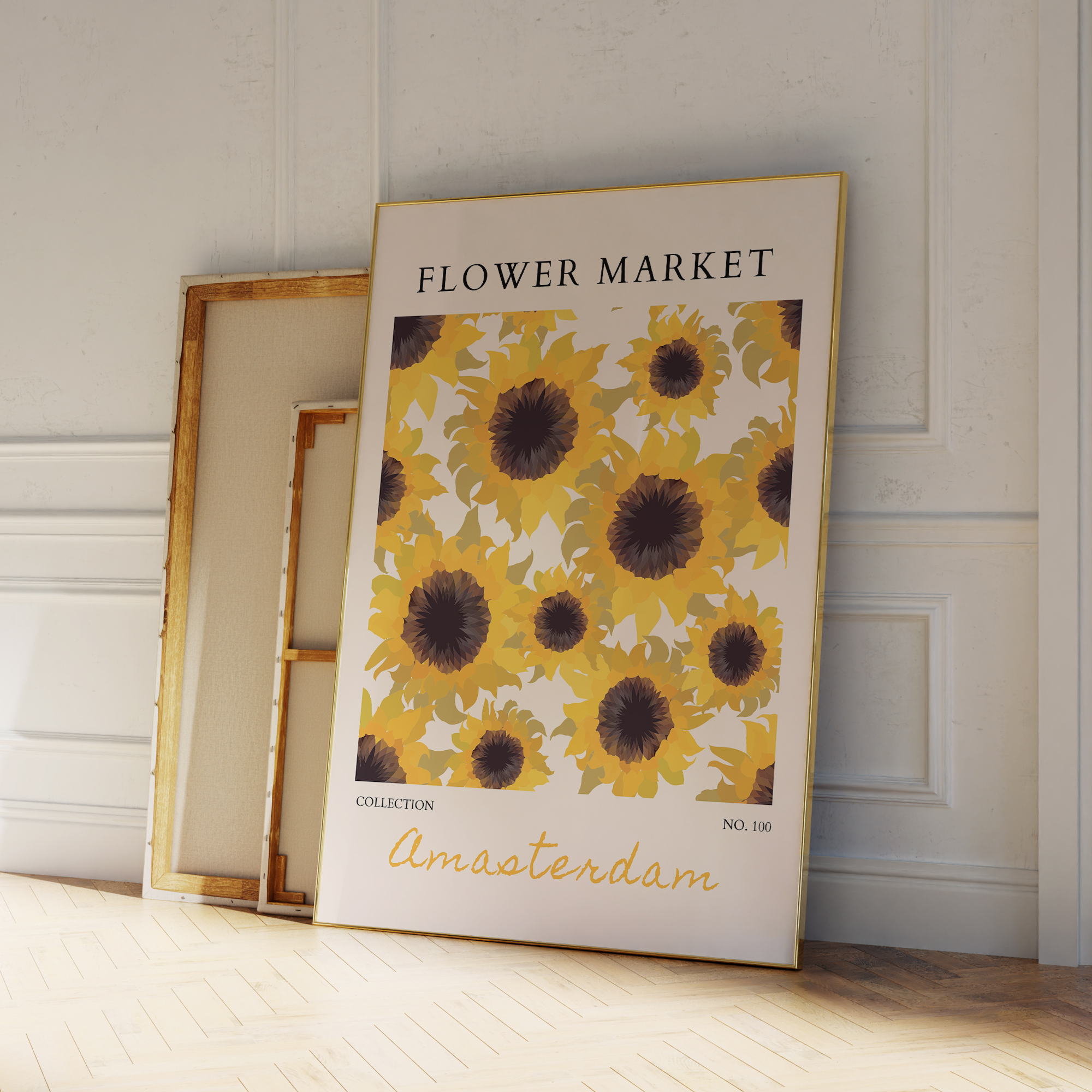 Modern Yellow Flowers Flower M – Home Decor Market Bewertung und Preis