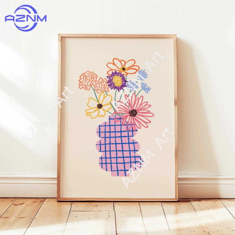 1/3pcs Abstract Flower Vase Pa – Home Decor Market Bewertung und Preis
