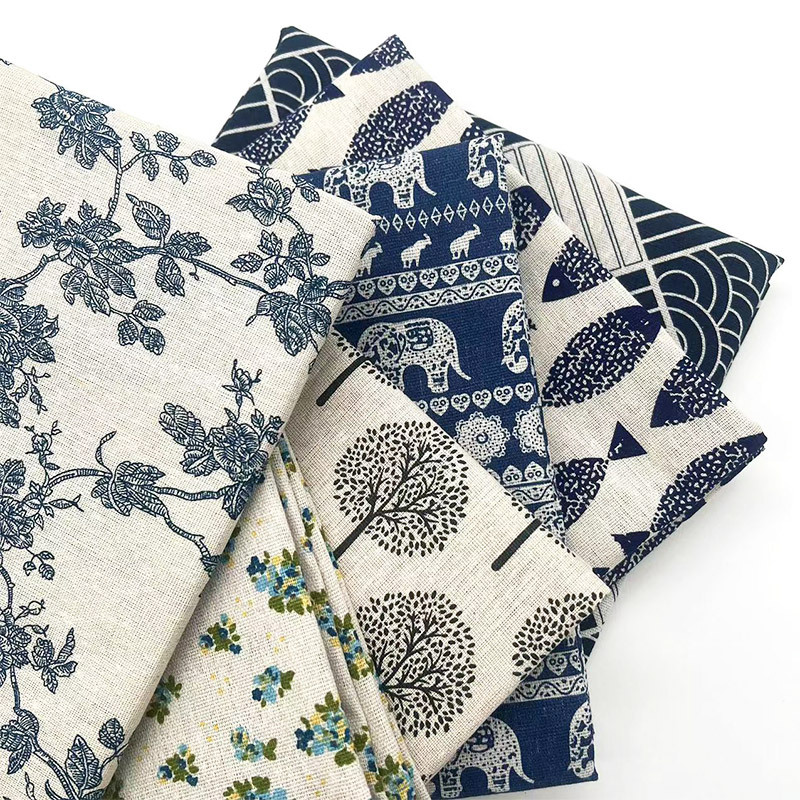 Vintage Blue Floral Cotton Lin – Linen Table Runner Bewertung und Preis