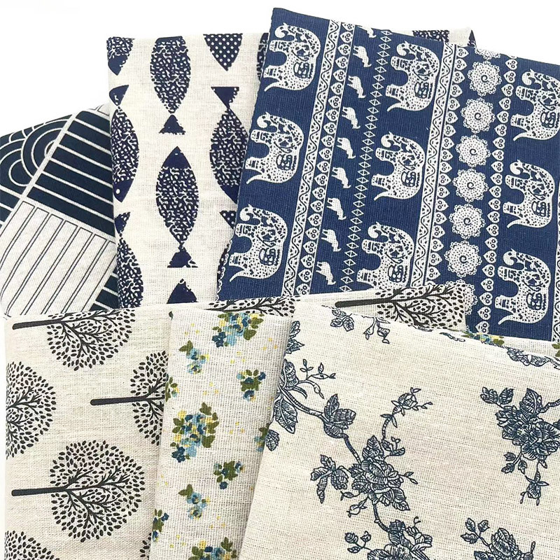 Vintage Blue Floral Cotton Lin – Linen Table Runner Bewertung und Preis