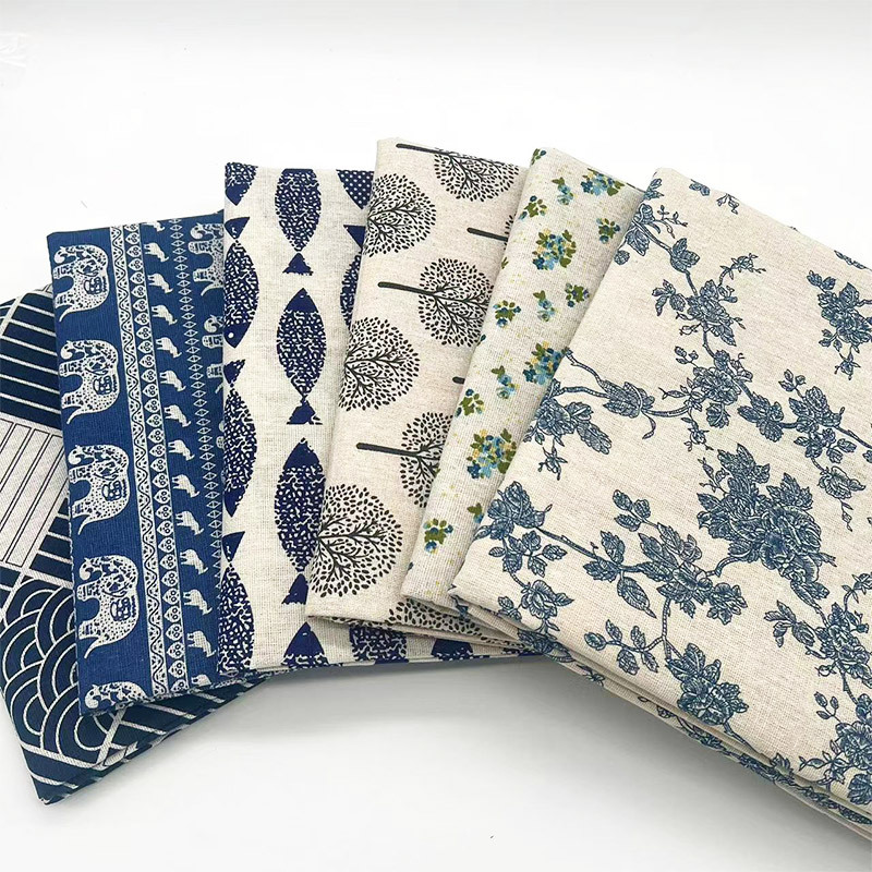 Vintage Blue Floral Cotton Lin – Linen Table Runner Bewertung und Preis