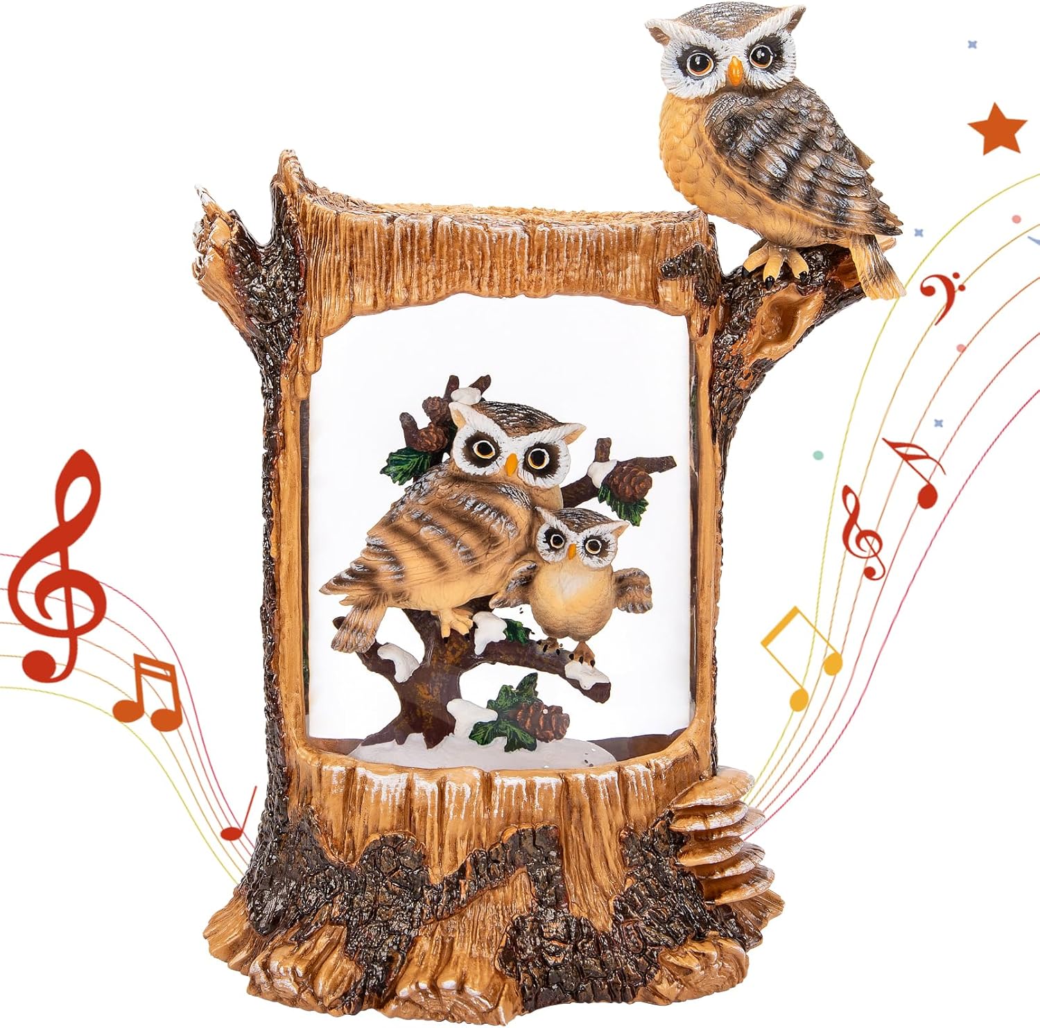 Christmas Owl Family Snow Glob – Home Decor Collection Bewertung und Preis