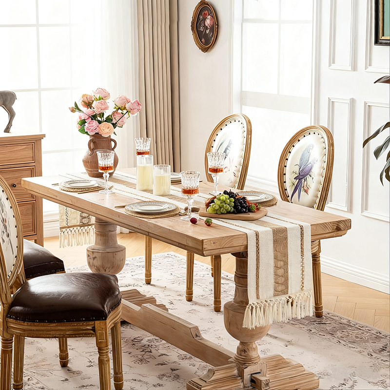 4/6/8 Sets Boho Dining Table D – Linen Table Runner Bewertung und Preis