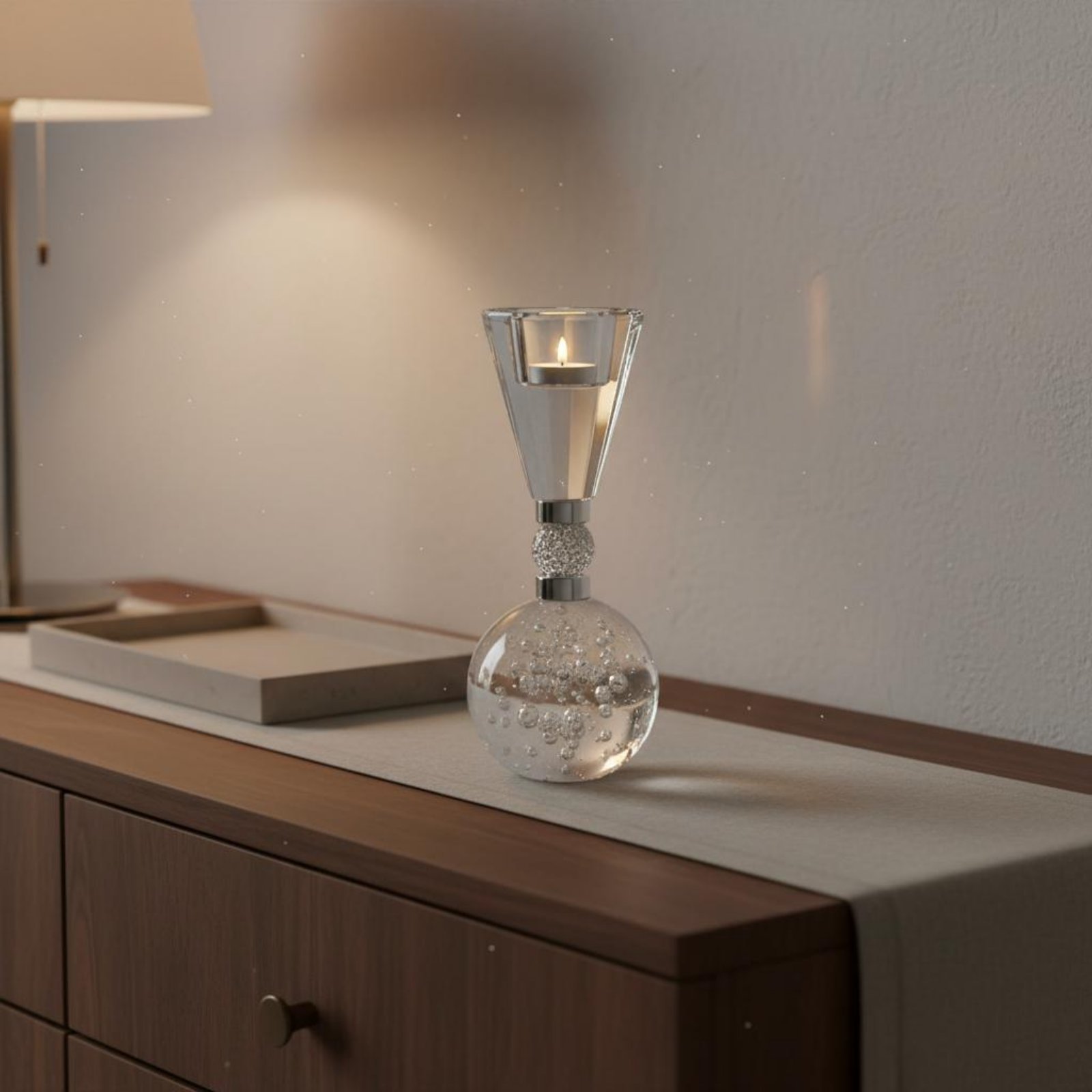 Crystal Candle Holder Bright L – Home Decor Luxury Bewertung und Preis