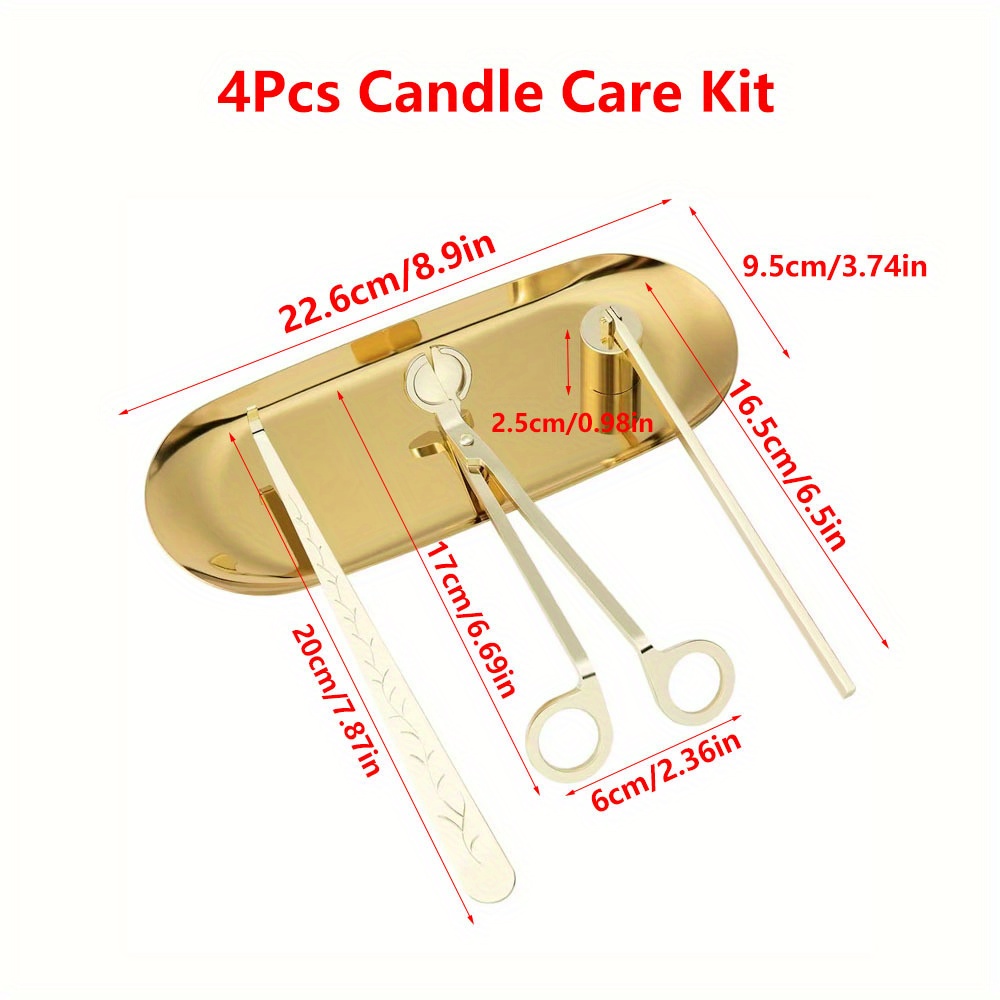 4pcs/set Luxury Candle Care Ki – Home Decor Manufacturers Bewertung und Preis