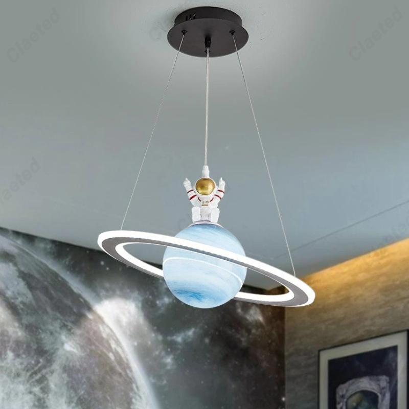 Glass Planet Pendant Lamp for  – Hanging Moon Lamp Bewertung und Preis