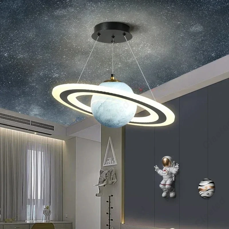 Glass Planet Pendant Lamp for  – Hanging Moon Lamp Bewertung und Preis