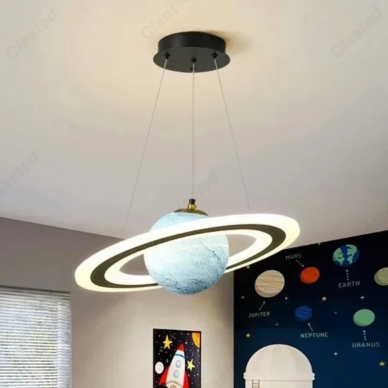 Glass Planet Pendant Lamp for  – Hanging Moon Lamp Bewertung und Preis