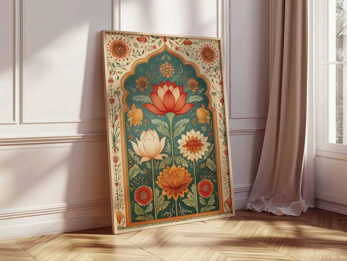 Lotus Flower Wall Art Poster,  – Home Decor Zen Bewertung und Preis