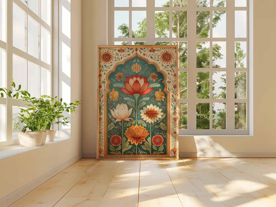 Lotus Flower Wall Art Poster,  – Home Decor Zen Bewertung und Preis