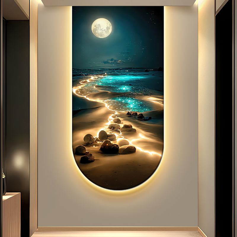 Wave entrance decorative paint – Hanging Moon Lamp Bewertung und Preis