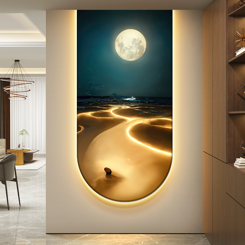 Wave entrance decorative paint – Hanging Moon Lamp Bewertung und Preis