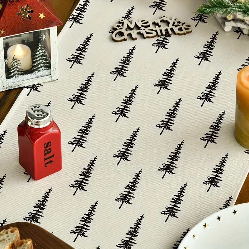 Simple Christmas Tree Table Ru – Linen Table Runner Bewertung und Preis