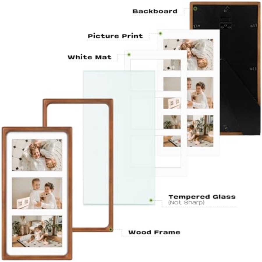 4x6 Collage Picture Frame - So – Bamboo Photo Frame Bewertung und Preis
