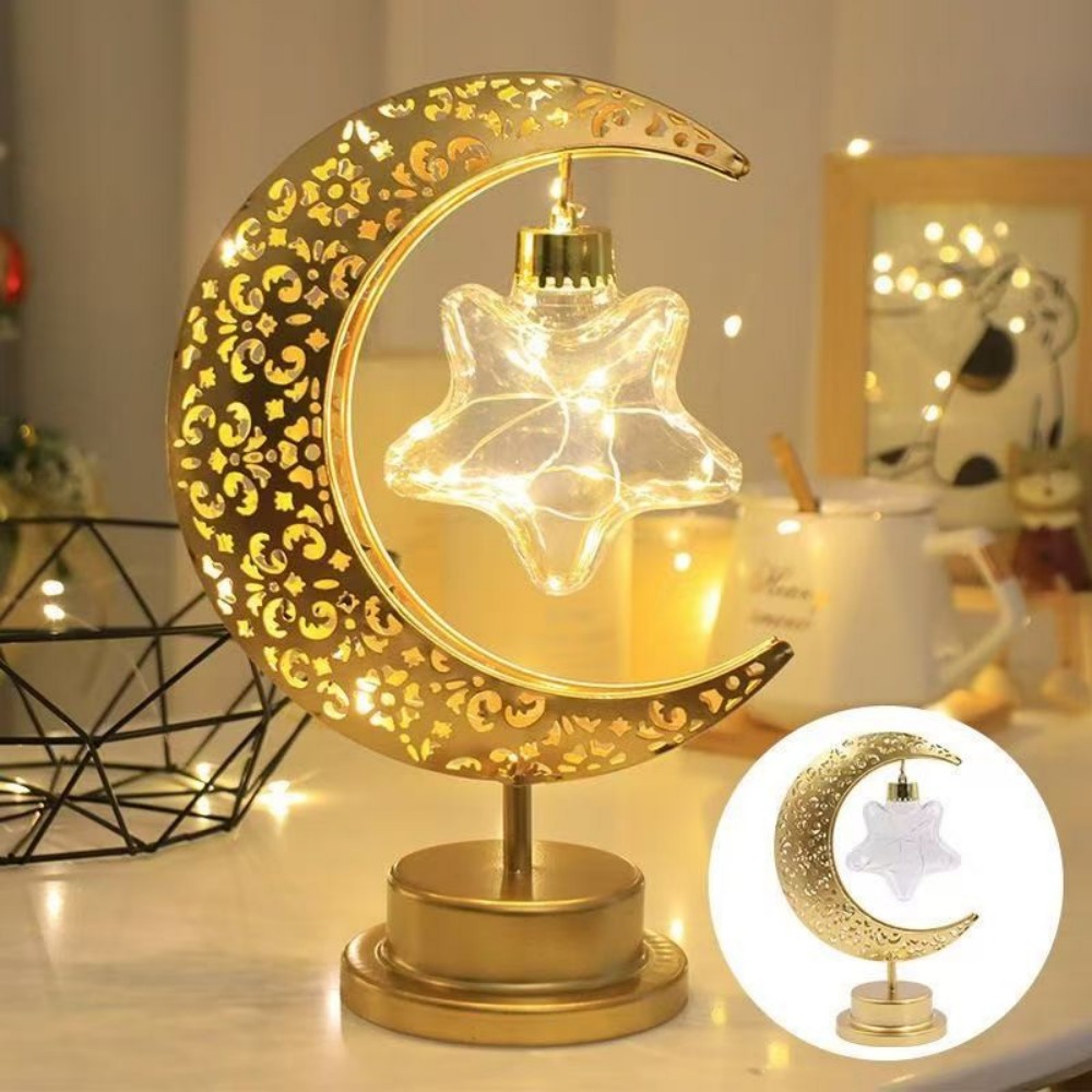 1PC LED hanging star and moon  – Hanging Moon Lamp Bewertung und Preis