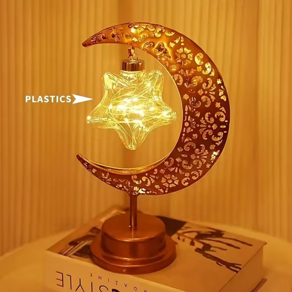 1PC LED hanging star and moon  – Hanging Moon Lamp Bewertung und Preis