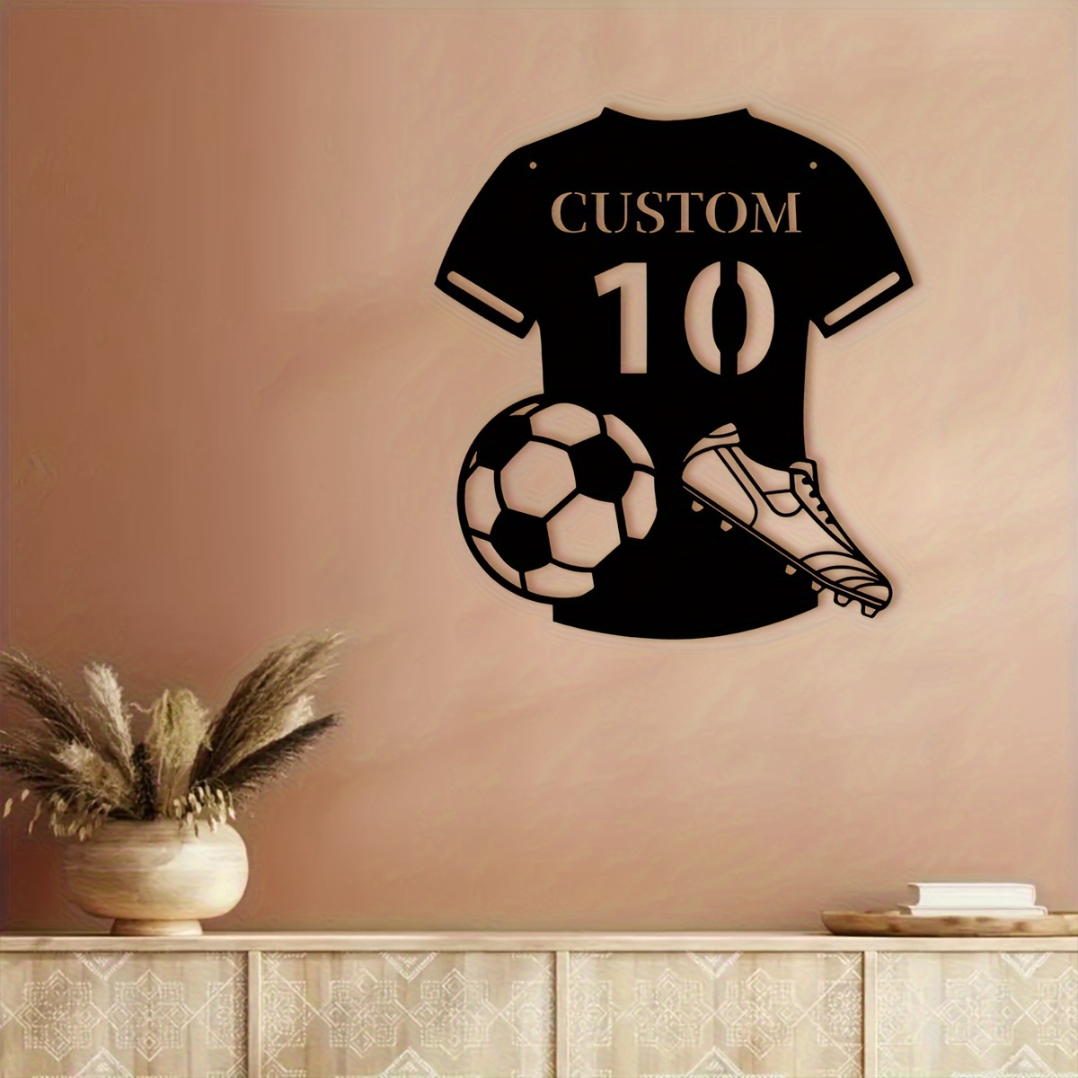 Custom Metal Soccer Jersey Sig – Home Decor Living Bewertung und Preis