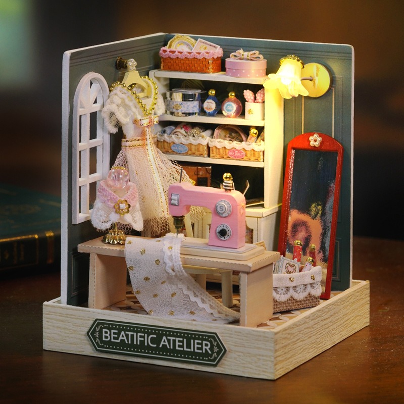 Mini Dollhouse Kit Sakura Stre – Home Decor Store Bewertung und Preis