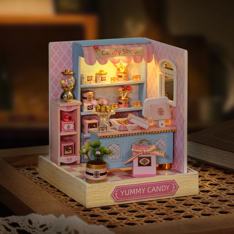 Mini Dollhouse Kit Sakura Stre – Home Decor Store Bewertung und Preis