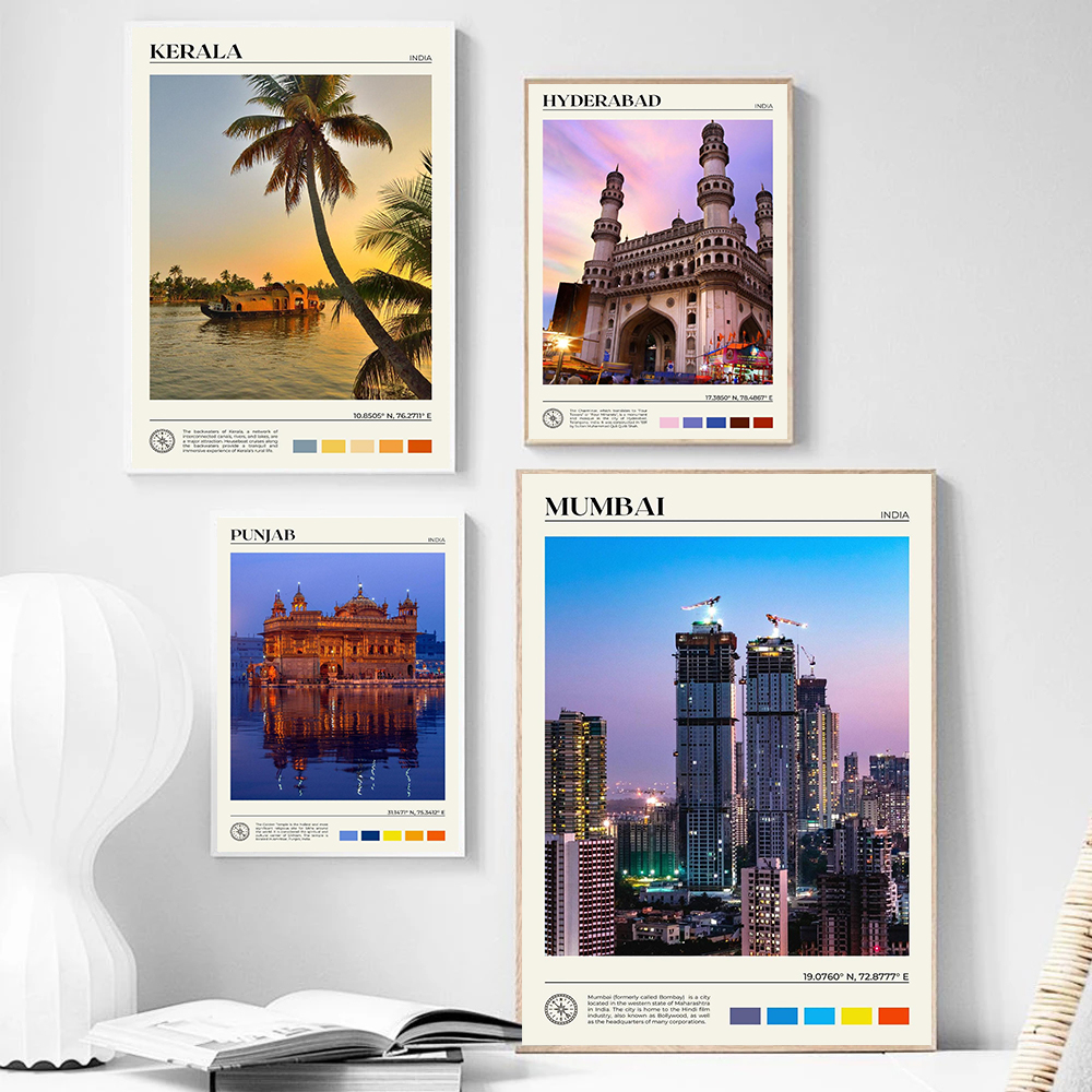 Modern India Urban Landscape P – Home Decor Hyderabad Bewertung und Preis