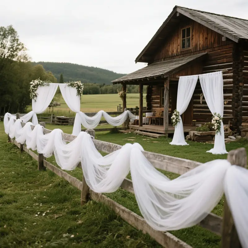 DIY Decoration Tulle Arch Drap – Linen Table Runner Bewertung und Preis
