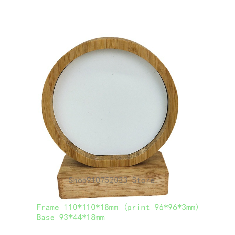 4PCS Free shipping Blank subli – Bamboo Photo Frame Bewertung und Preis