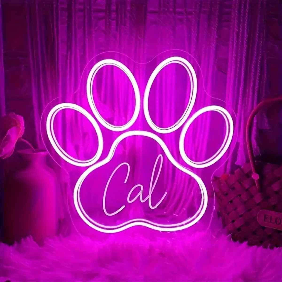 Custom Paw Print Neon Sign wit – Home Decor Store Bewertung und Preis