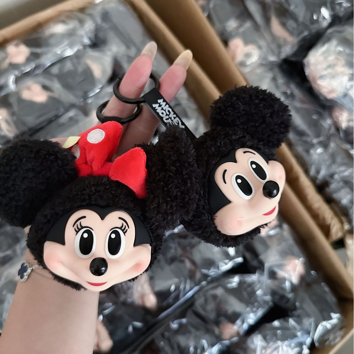Mickey Minnie Plush Doll Keych – Home Decor Zen Bewertung und Preis
