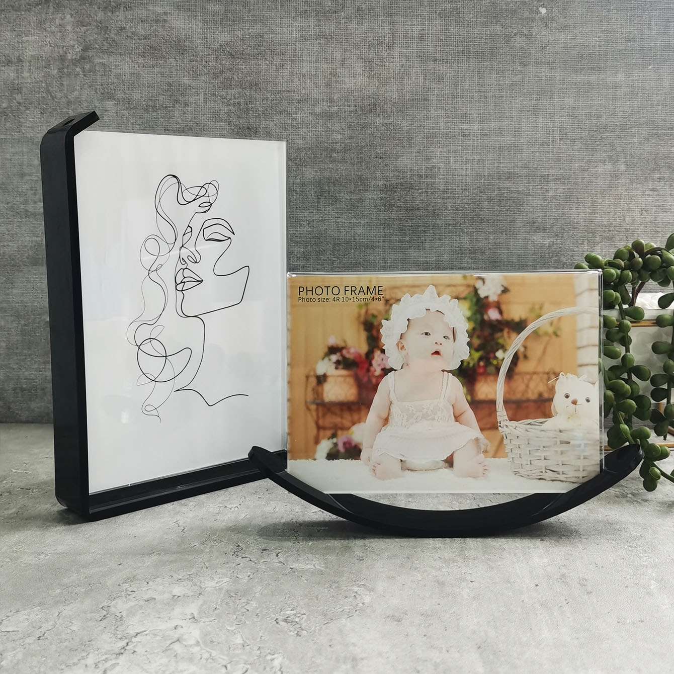 Acrylic Black Photo Frame 10X1 – Bamboo Photo Frame Bewertung und Preis