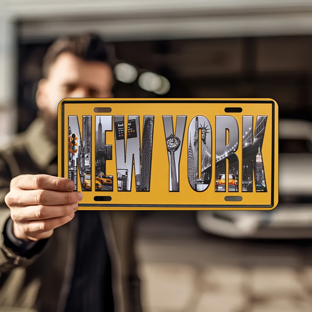 Aluminum New York Vintage Wall – Home Decor New York Bewertung und Preis