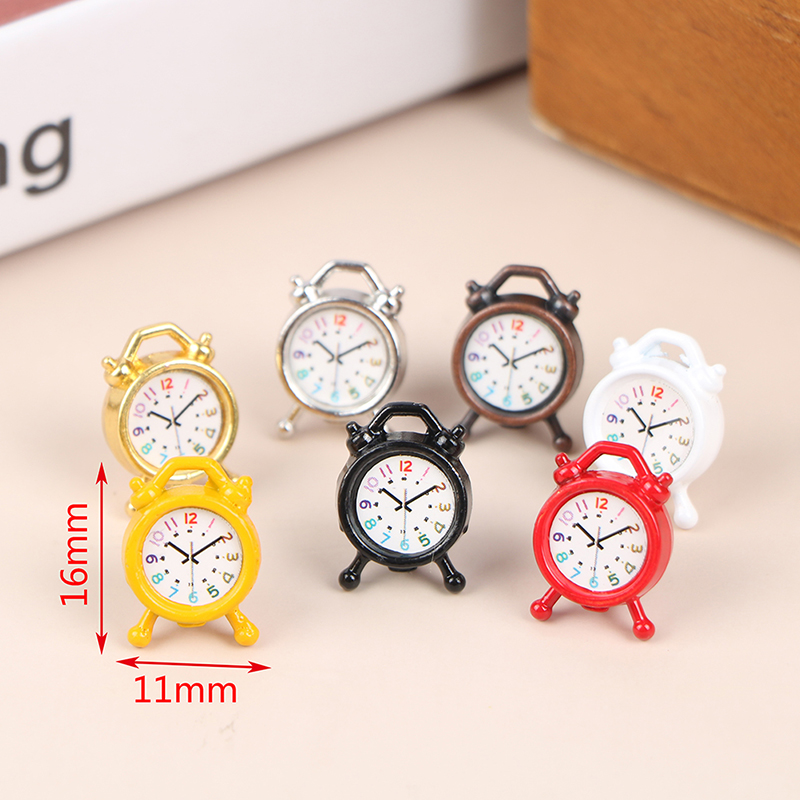 1PC 1:12 Scale Alarm Clock Dol – Home Decor Manufacturers Bewertung und Preis
